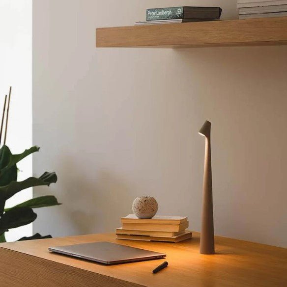 LuminaVista™ lampa stołowa LED – designerska, przenośna lampa do wnętrz