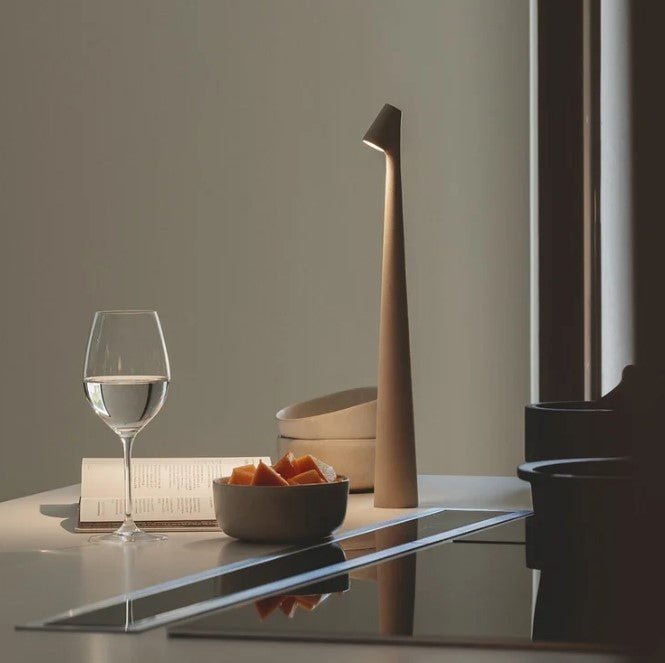 LuminaVista™ lampa stołowa LED – designerska, przenośna lampa do wnętrz