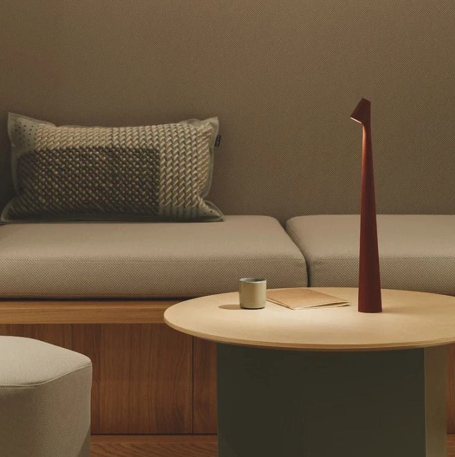 LuminaVista™ lampa stołowa LED – designerska, przenośna lampa do wnętrz