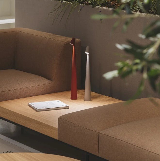 LuminaVista™ lampa stołowa LED – designerska, przenośna lampa do wnętrz