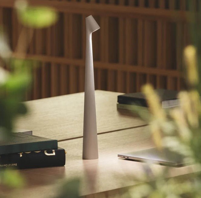 LuminaVista™ lampa stołowa LED – designerska, przenośna lampa do wnętrz