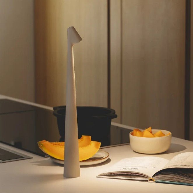 LuminaVista™ lampa stołowa LED – designerska, przenośna lampa do wnętrz