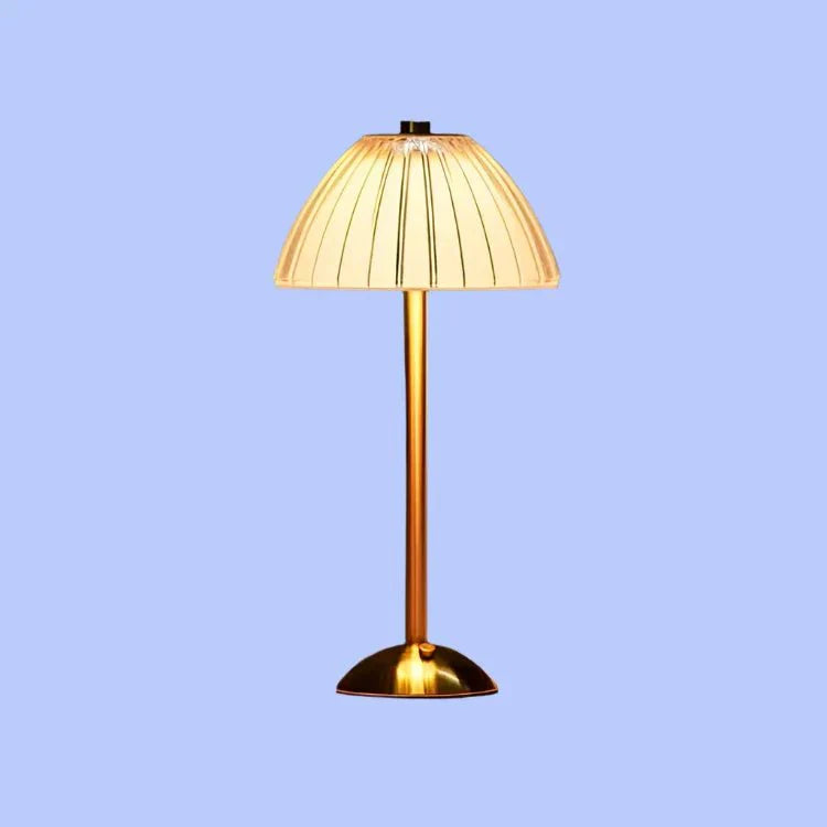 Kryształowa Metalowa Bezprzewodowa Lampa Stołowa