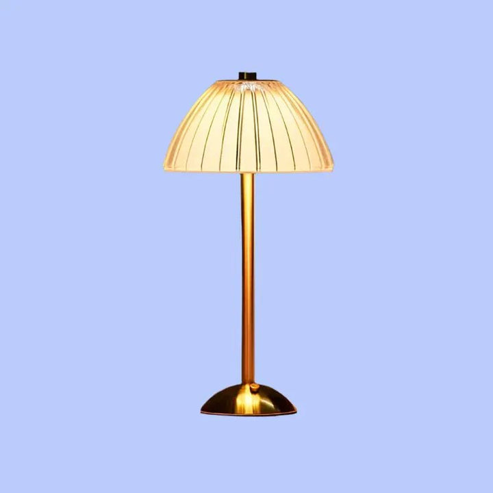 Kryształowa Metalowa Bezprzewodowa Lampa Stołowa