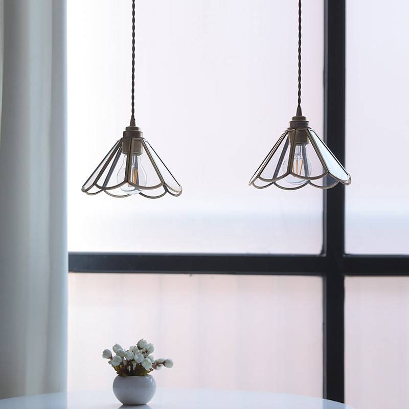 Lampa wisząca z mosiądzu