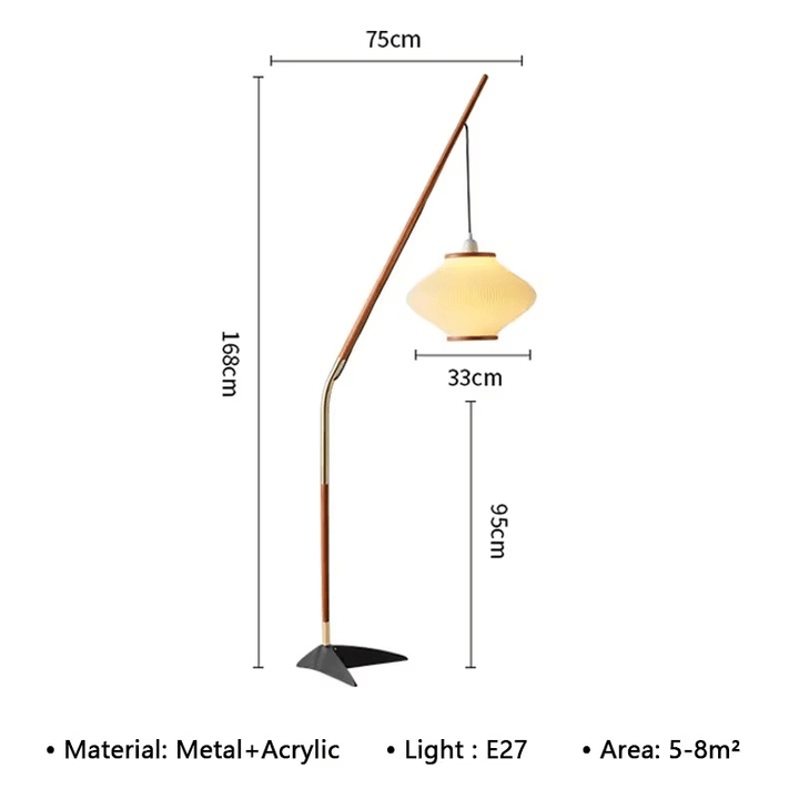 Lampa podłogowa w stylu średniowiecznym