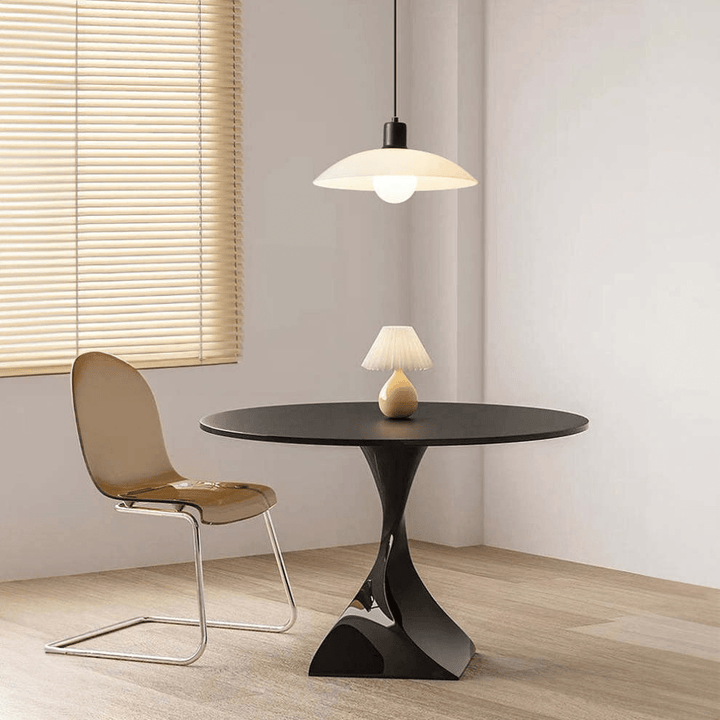 Minimalistyczna Biała Szklana Lampa Wisząca