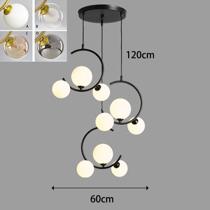 Nowoczesna Lampa Wisząca LED do Dekoracji Wnętrz