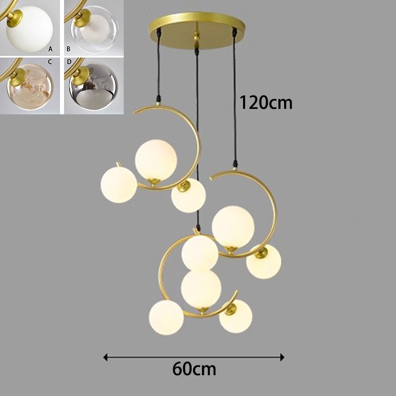 Nowoczesna Lampa Wisząca LED do Dekoracji Wnętrz