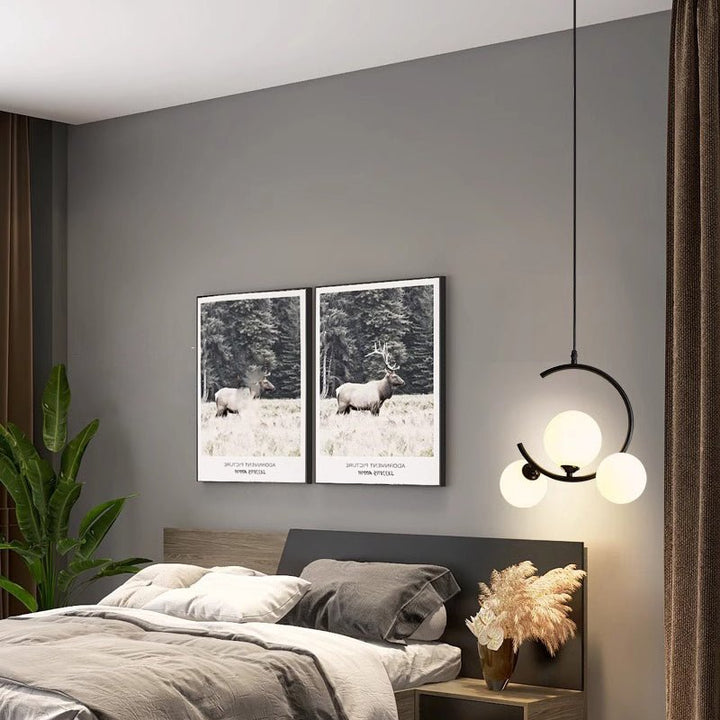 Nowoczesna Lampa Wisząca LED do Dekoracji Wnętrz