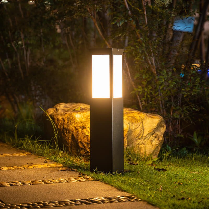Nowoczesna lampa ogrodowa na energię słoneczną