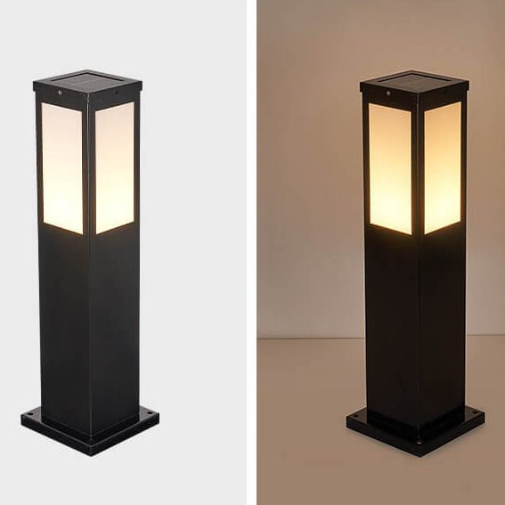 Nowoczesna lampa ogrodowa na energię słoneczną