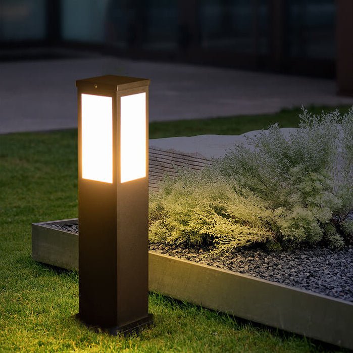 Nowoczesna lampa ogrodowa na energię słoneczną