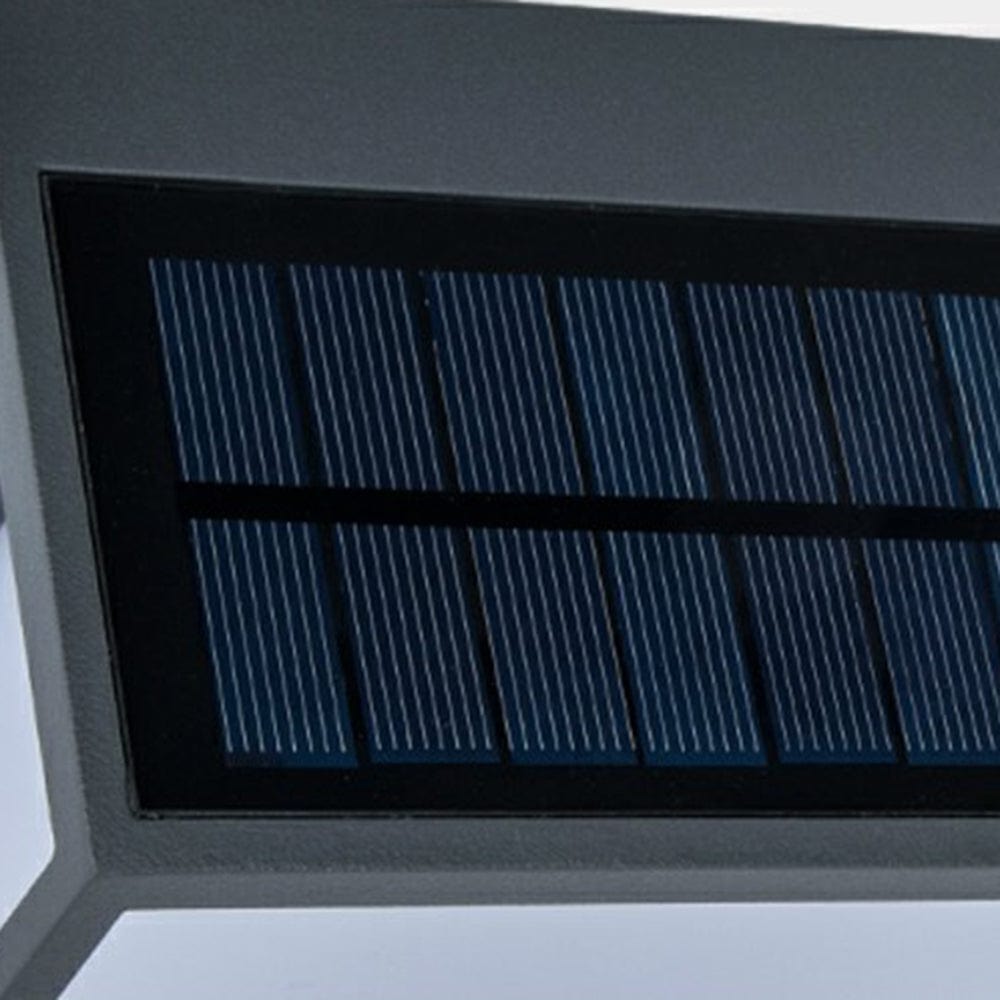 Nowoczesna Prostokątna Lampa Ścienna z Akrylu na Czujnik Słoneczny IP65 Wodoodporna