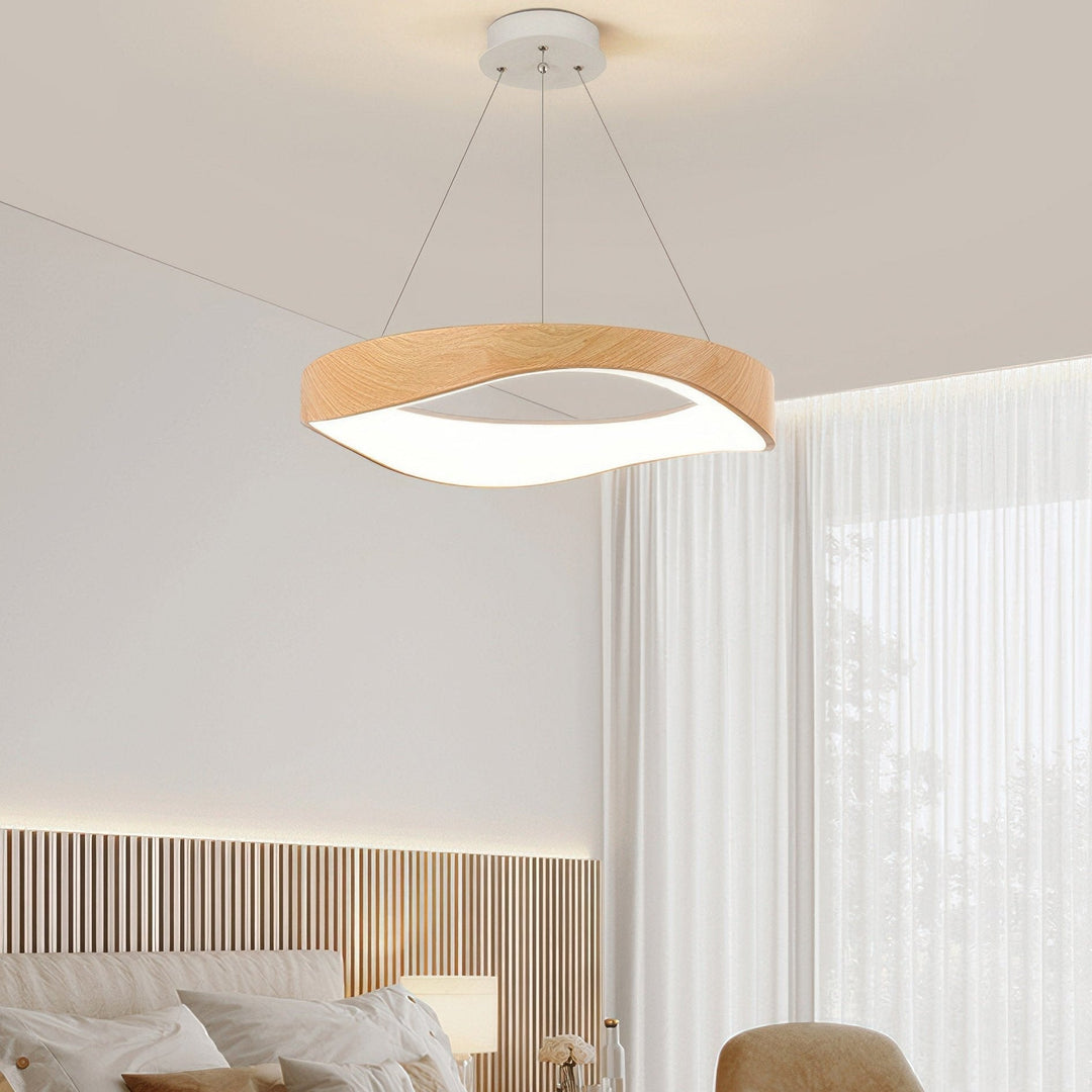 Nowoczesna Okrągła Lampa Wisząca LED do Wszechstronnego Oświetlenia Wnętrz
