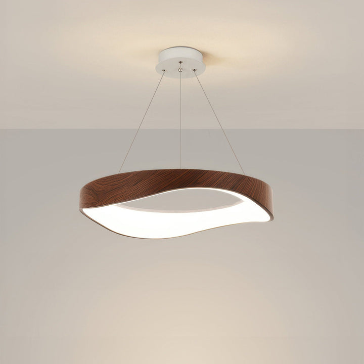 Nowoczesna Okrągła Lampa Wisząca LED do Wszechstronnego Oświetlenia Wnętrz