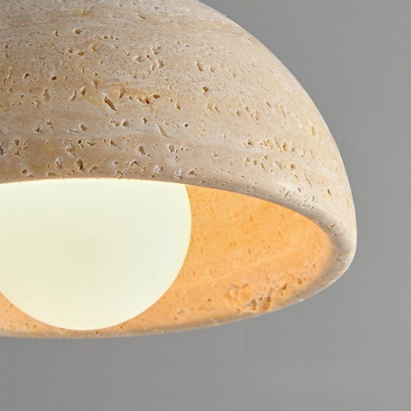 Naturalna Lampa Wisząca z Marmuru