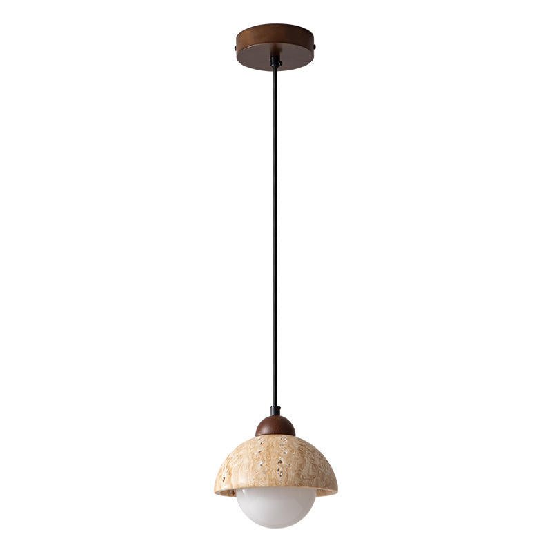 Naturalna Lampa Wisząca z Marmuru