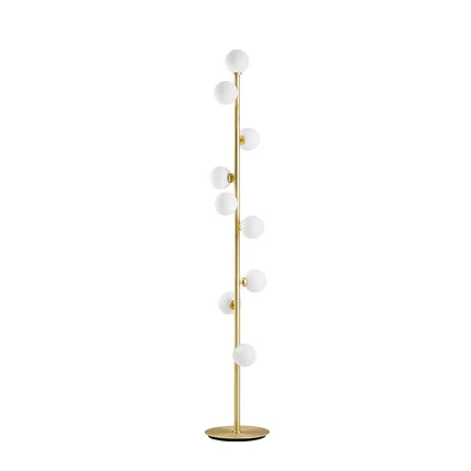 Norweska szklana lampa podłogowa