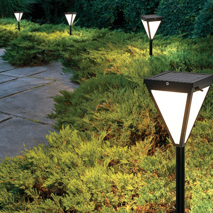 Lampa Zewnętrzna LED Orr Nowoczesny Design Metal Akryl Czarna