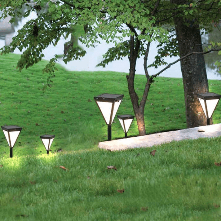 Lampa Zewnętrzna LED Orr Nowoczesny Design Metal Akryl Czarna