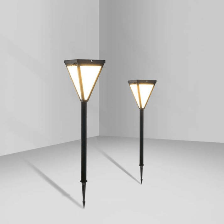 Lampa Zewnętrzna LED Orr Nowoczesny Design Metal Akryl Czarna