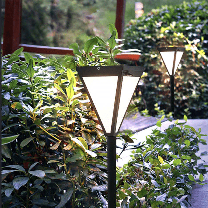 Lampa Zewnętrzna LED Orr Nowoczesny Design Metal Akryl Czarna