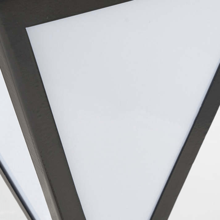 Lampa Zewnętrzna LED Orr Nowoczesny Design Metal Akryl Czarna