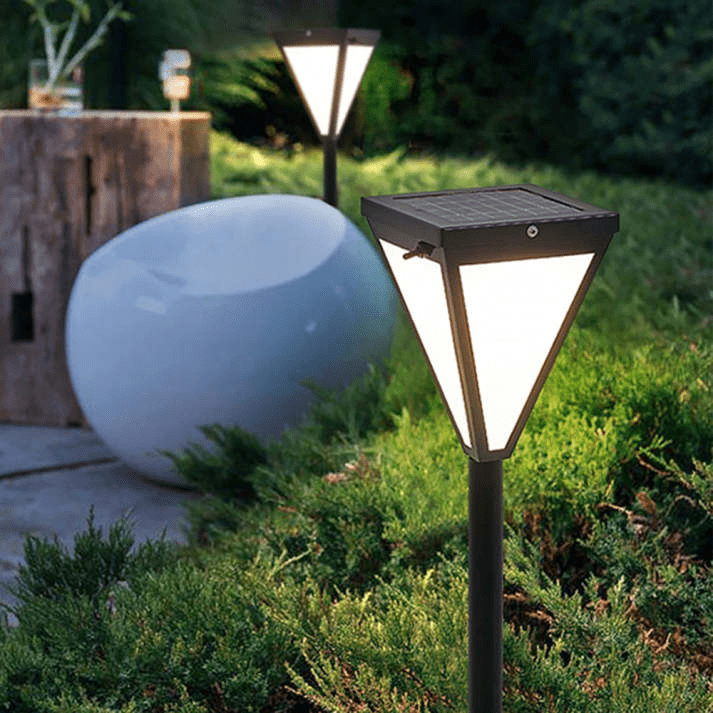 Lampa Zewnętrzna LED Orr Nowoczesny Design Metal Akryl Czarna