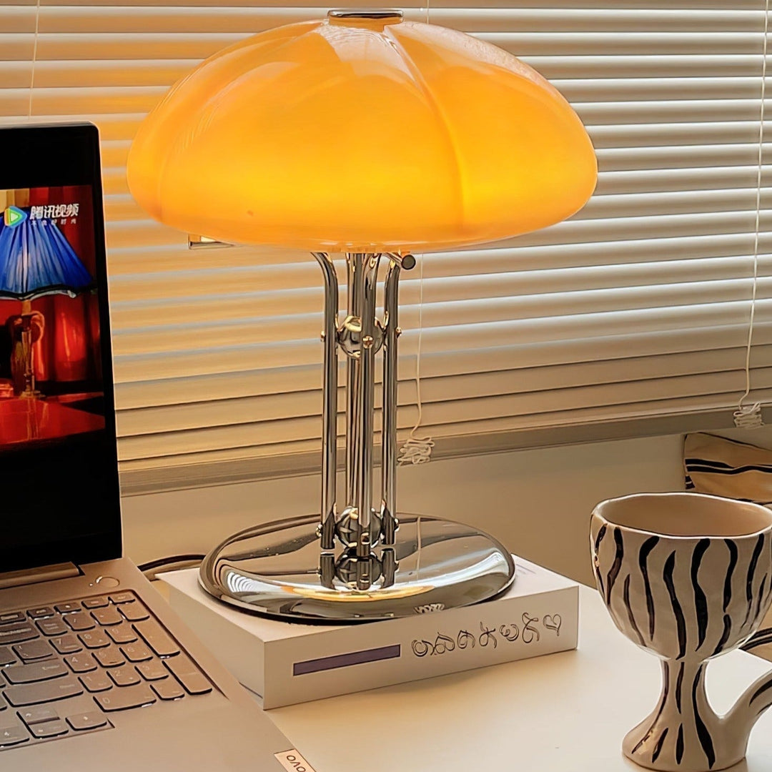 Lampa stołowa Bauhaus z grzybem