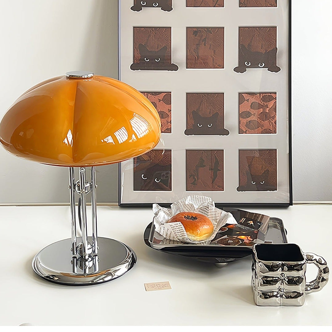 Lampa stołowa Bauhaus z grzybem