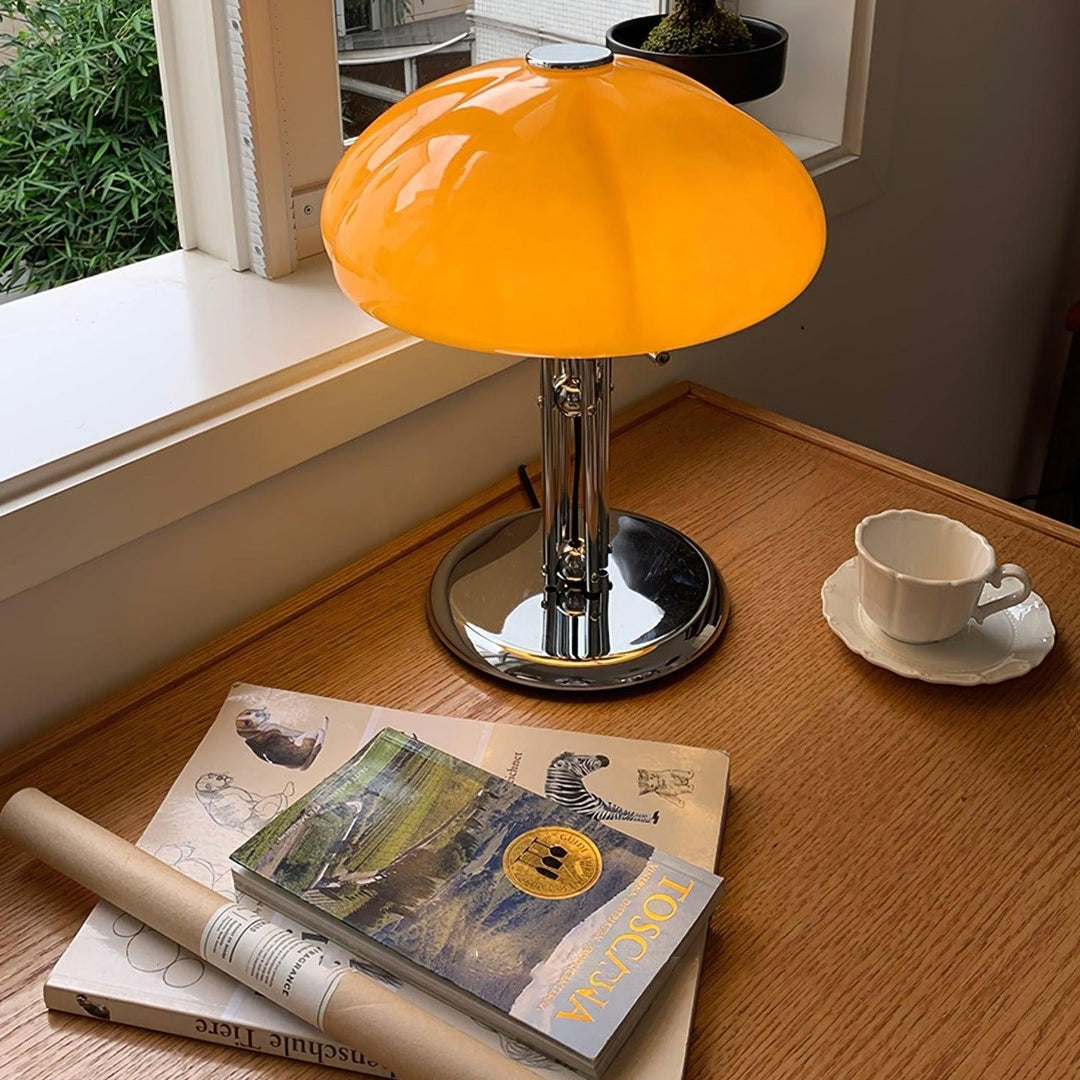 Lampa stołowa Bauhaus z grzybem