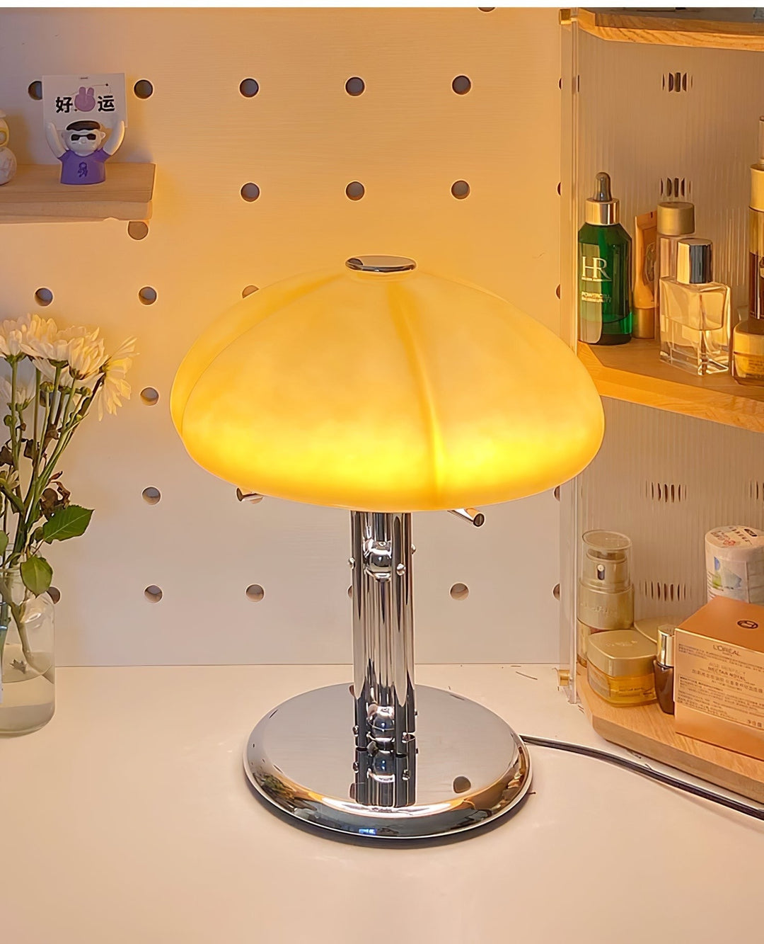 Lampa stołowa Bauhaus z grzybem