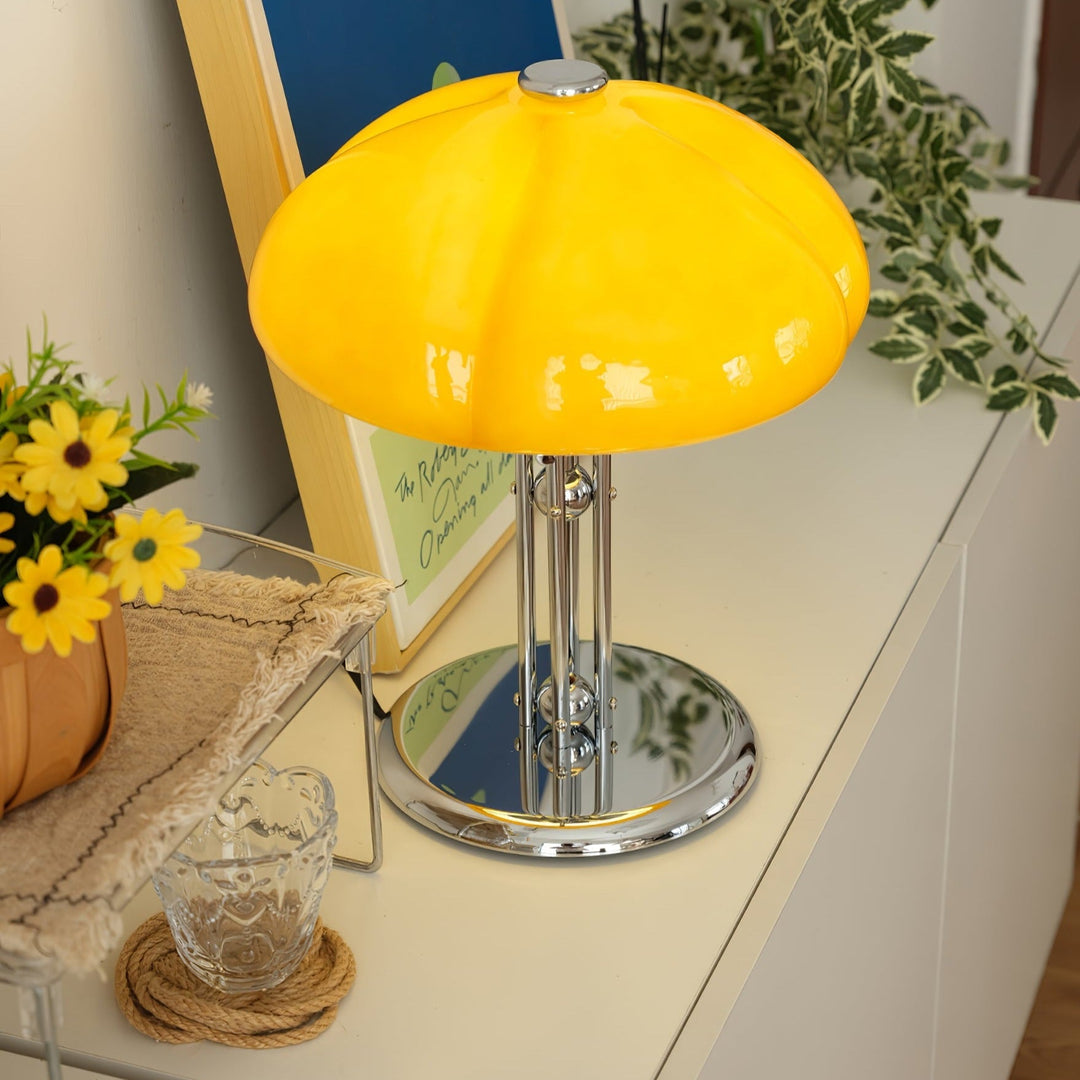 Lampa stołowa Bauhaus z grzybem