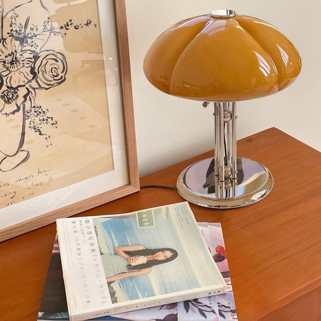 Lampa stołowa Bauhaus z grzybem