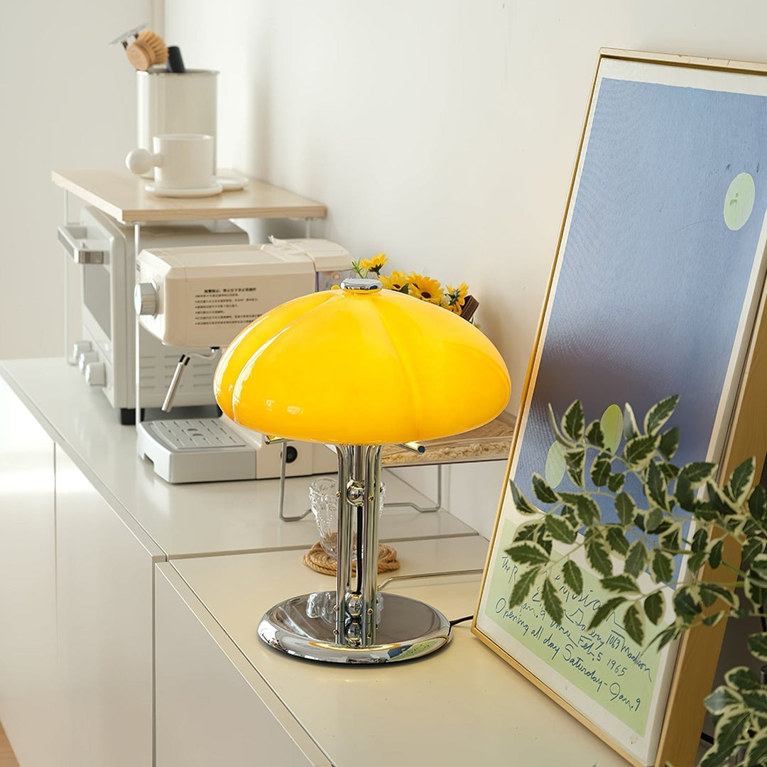 Lampa stołowa Bauhaus z grzybem