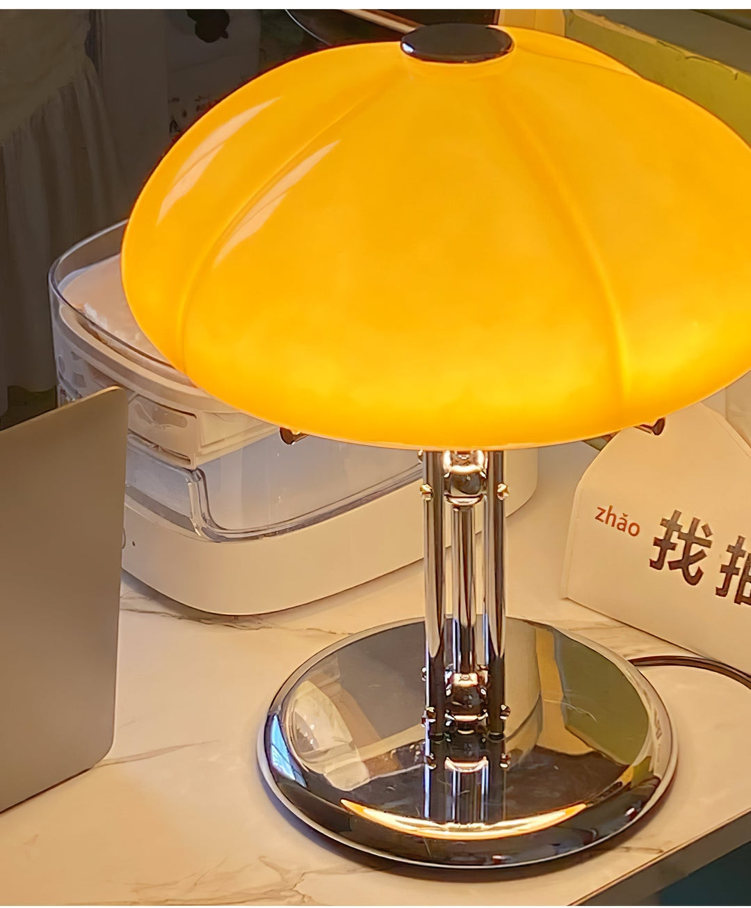 Lampa stołowa Bauhaus z grzybem
