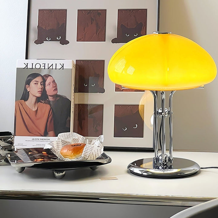 Lampa stołowa Bauhaus z grzybem