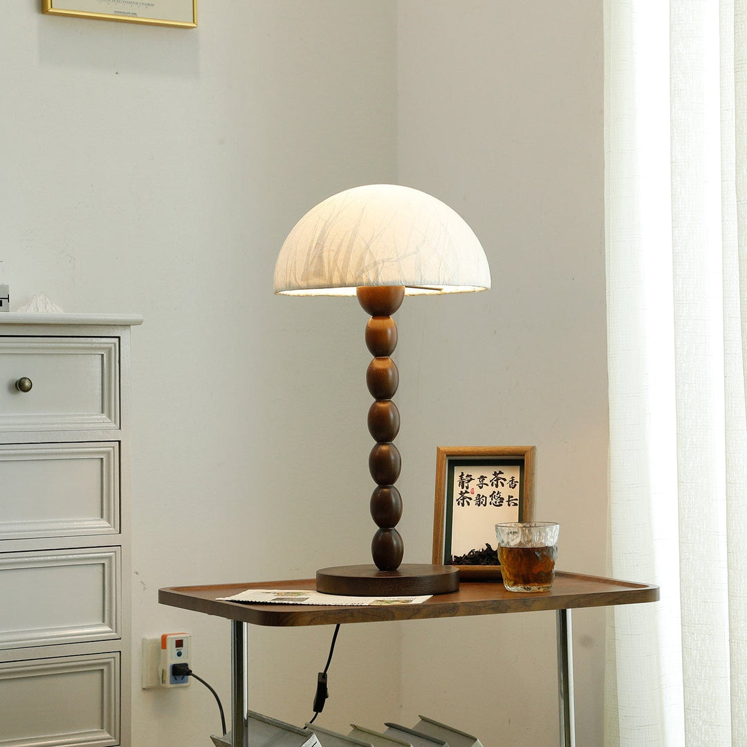 Lampa stołowa Satori z papierowym kloszem