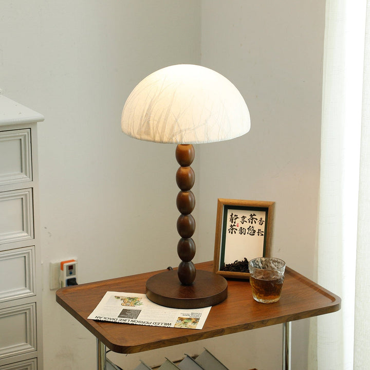 Lampa stołowa Satori z papierowym kloszem