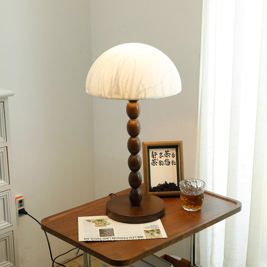 Lampa stołowa Satori z papierowym kloszem
