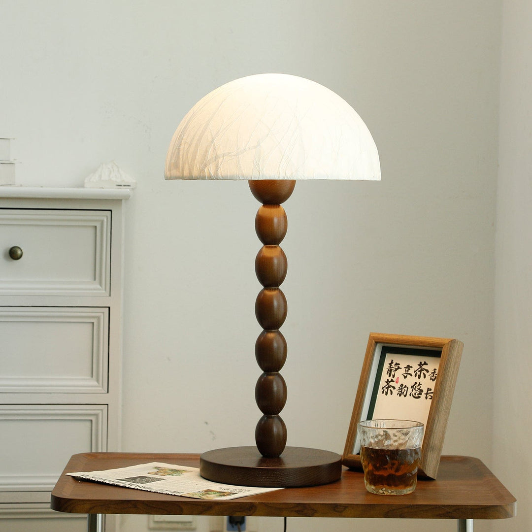 Lampa stołowa Satori z papierowym kloszem