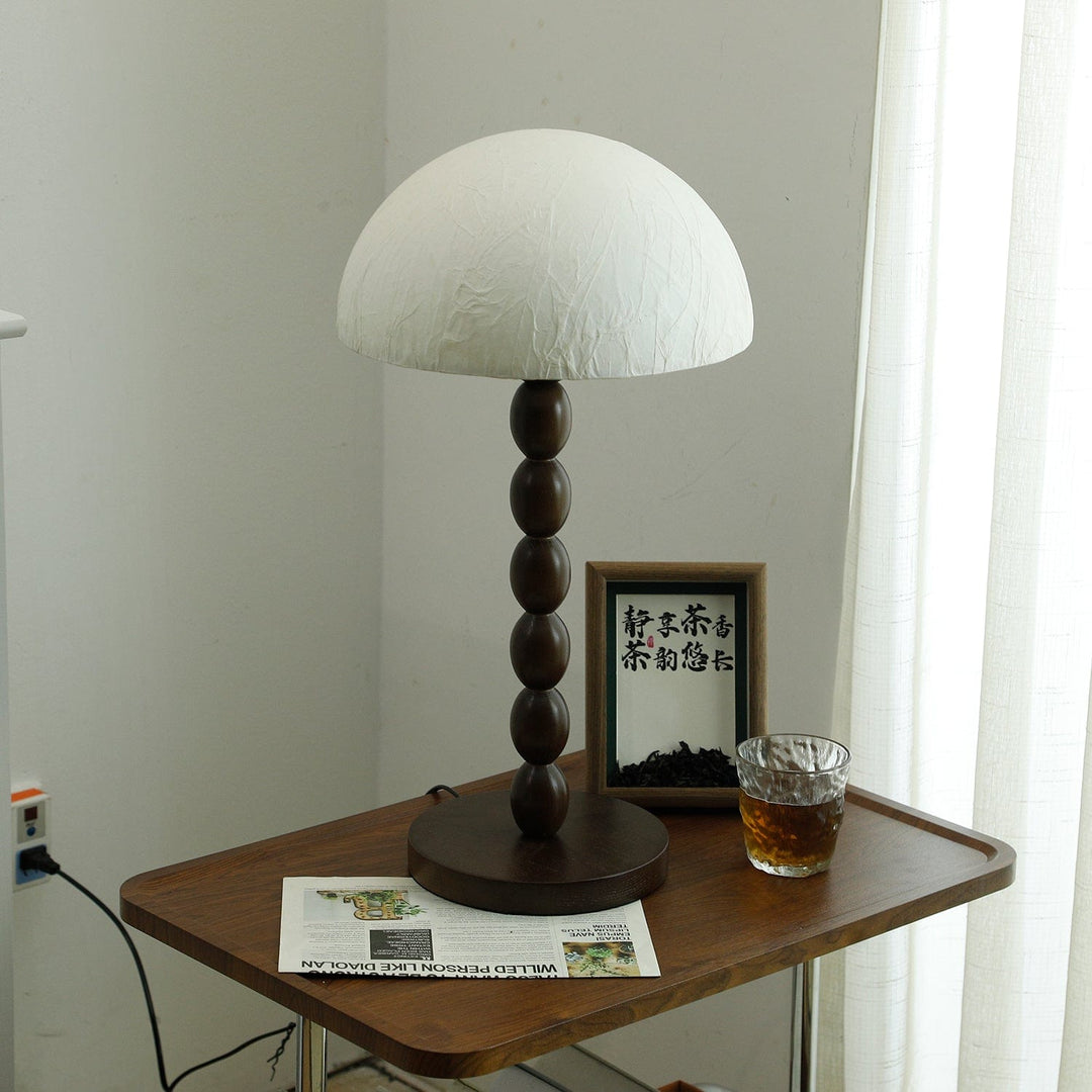 Lampa stołowa Satori z papierowym kloszem
