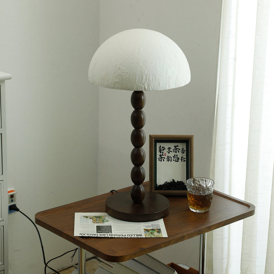 Lampa stołowa Satori z papierowym kloszem