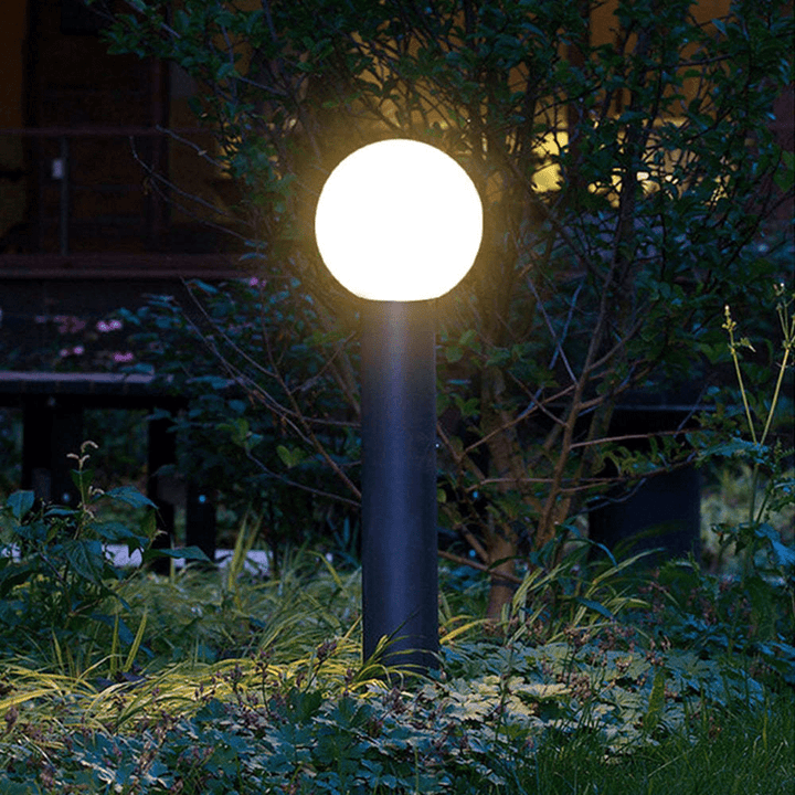 Nowoczesna lampa LED Pena Metalowa Czarna Oświetlenie Zewnętrzne