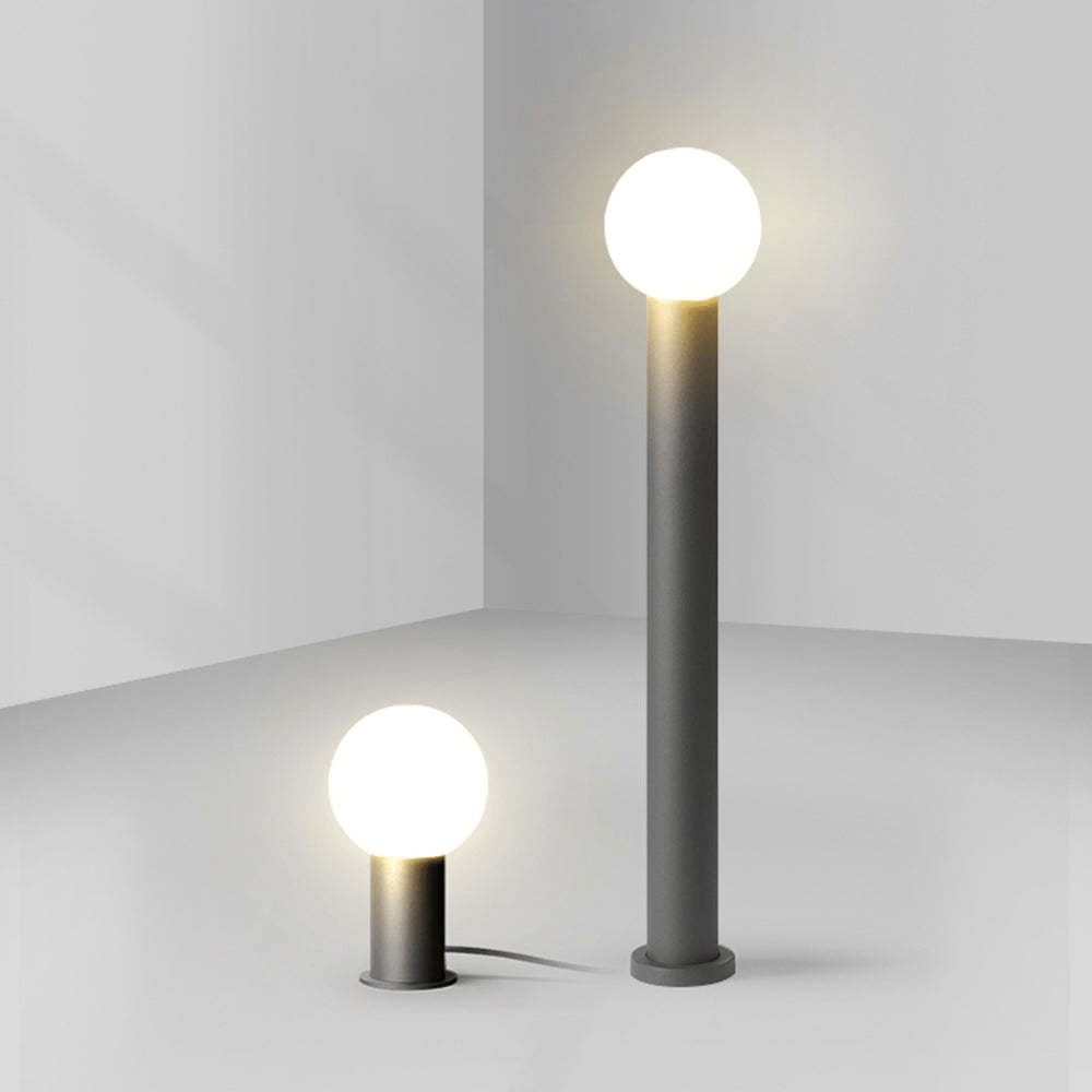 Nowoczesna lampa LED Pena Metalowa Czarna Oświetlenie Zewnętrzne