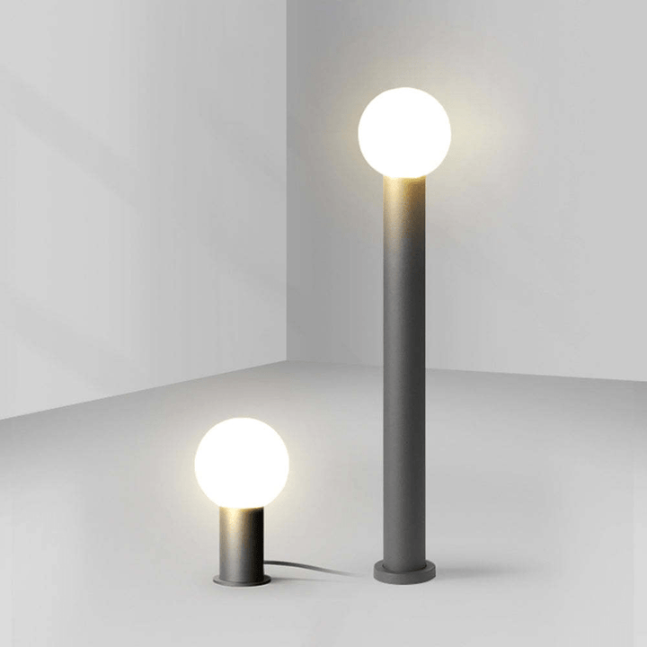 Nowoczesna lampa LED Pena Metalowa Czarna Oświetlenie Zewnętrzne
