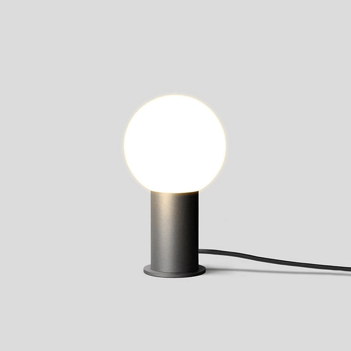 Nowoczesna lampa LED Pena Metalowa Czarna Oświetlenie Zewnętrzne