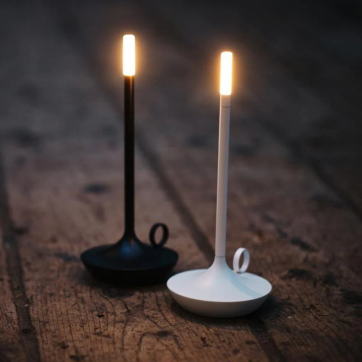 Lampa stołowa LED Giavi nowoczesna, czarna, dekoracyjna