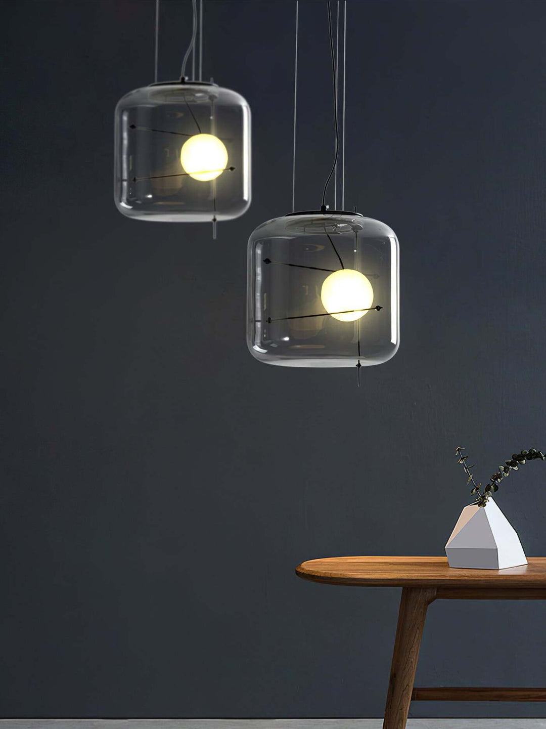Lampa wisząca Plot ze szkła
